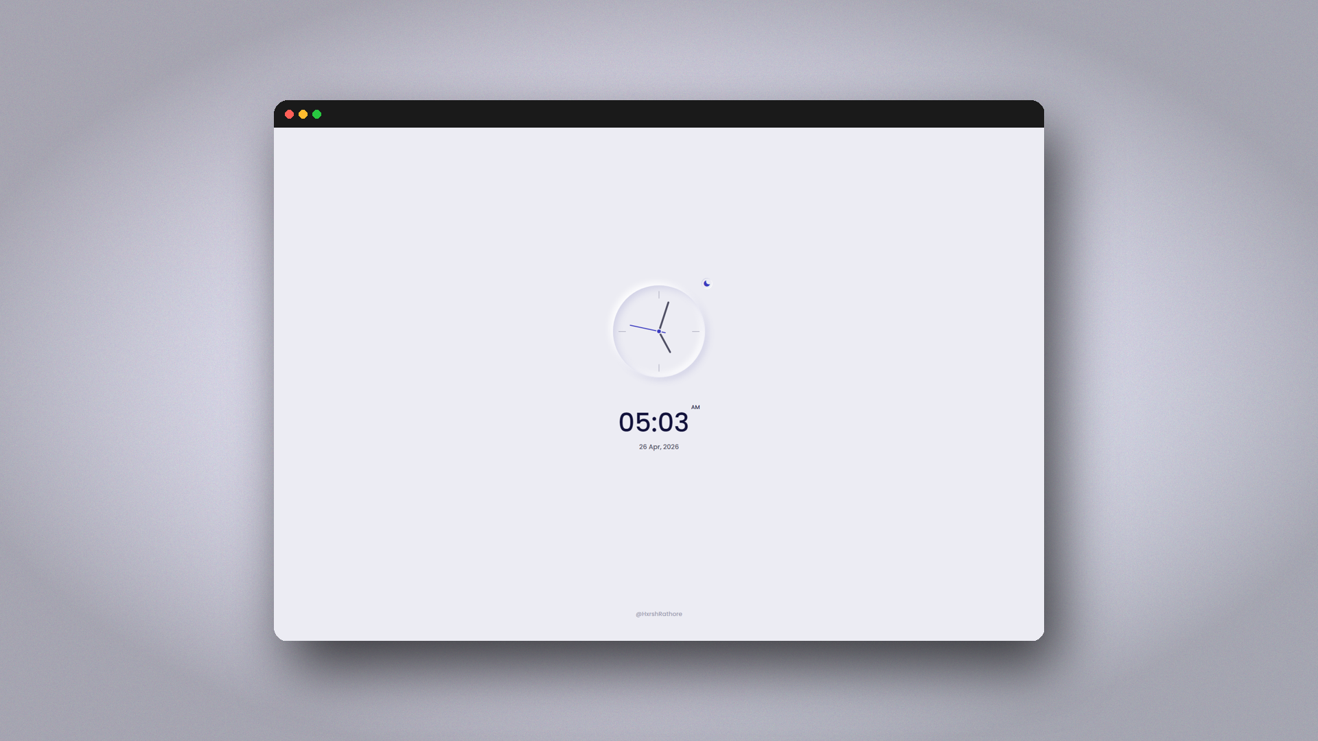 Clock UI